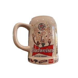 VTG Anheuser Busch Budweiser Mardi Gras Stein 1997 Le Courier du Mardi Gras #767